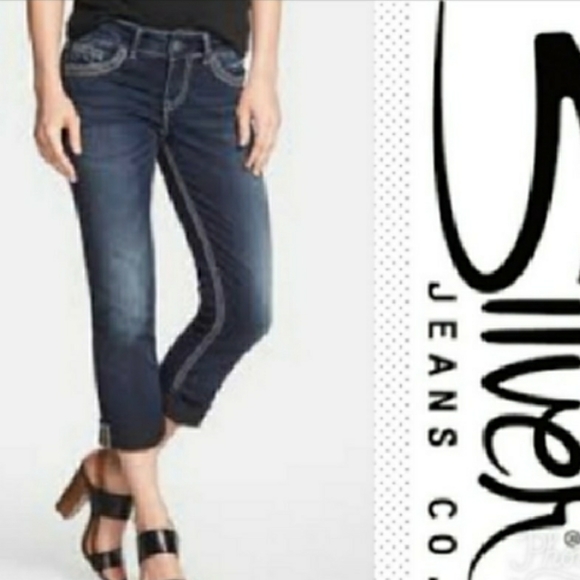 Silver Jeans Denim - ⬇️ sale Silver Santorini cropped jeans